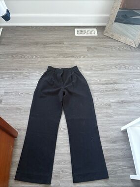 Abercrombie Sloane Tailored Curve Love Black Wide-Leg Trousers